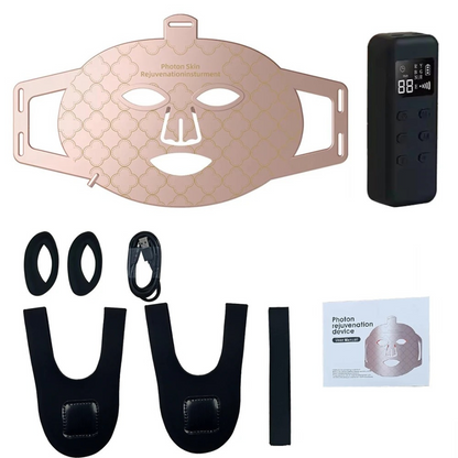 LumiSkin 8-Farb LED-Maske – Intensive Hautverjüngung mit Infrarot & Rotlicht