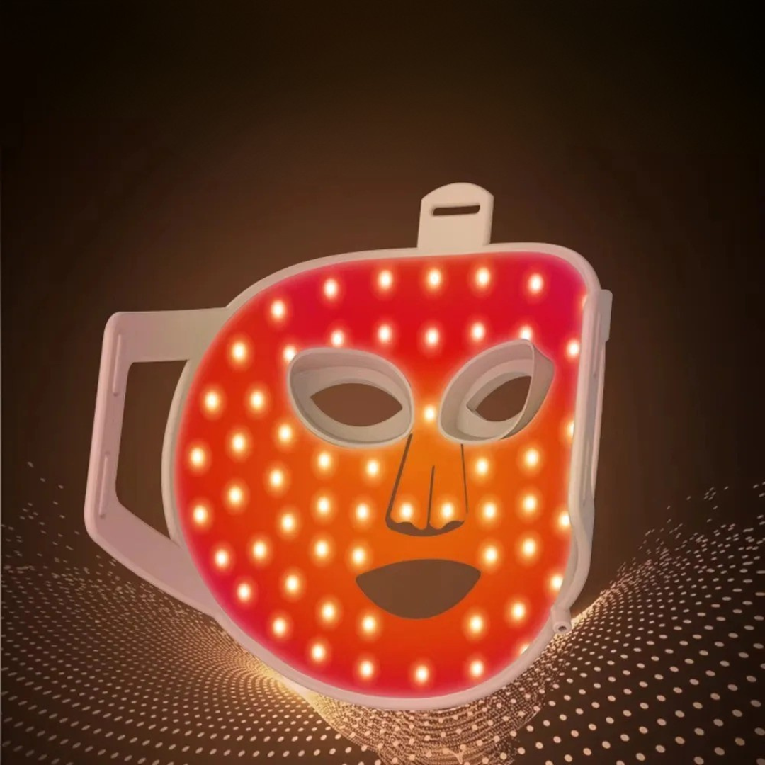 LumiSkin 8-Farb LED-Maske – Intensive Hautverjüngung mit Infrarot & Rotlicht